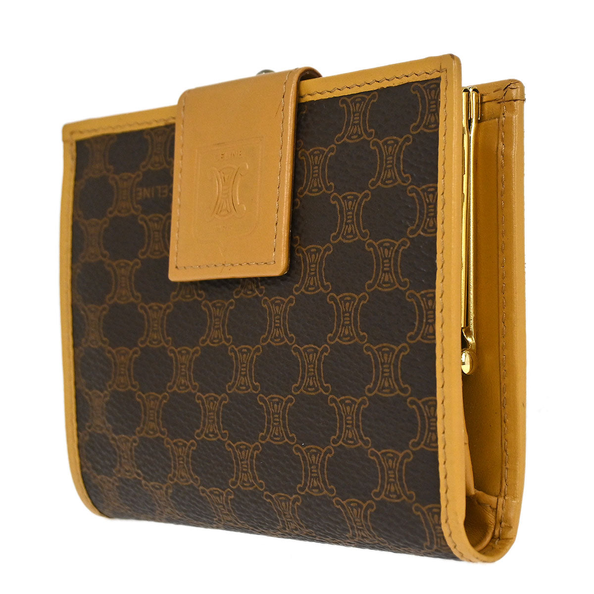 Celine Brown PVC Macadam Wallet
