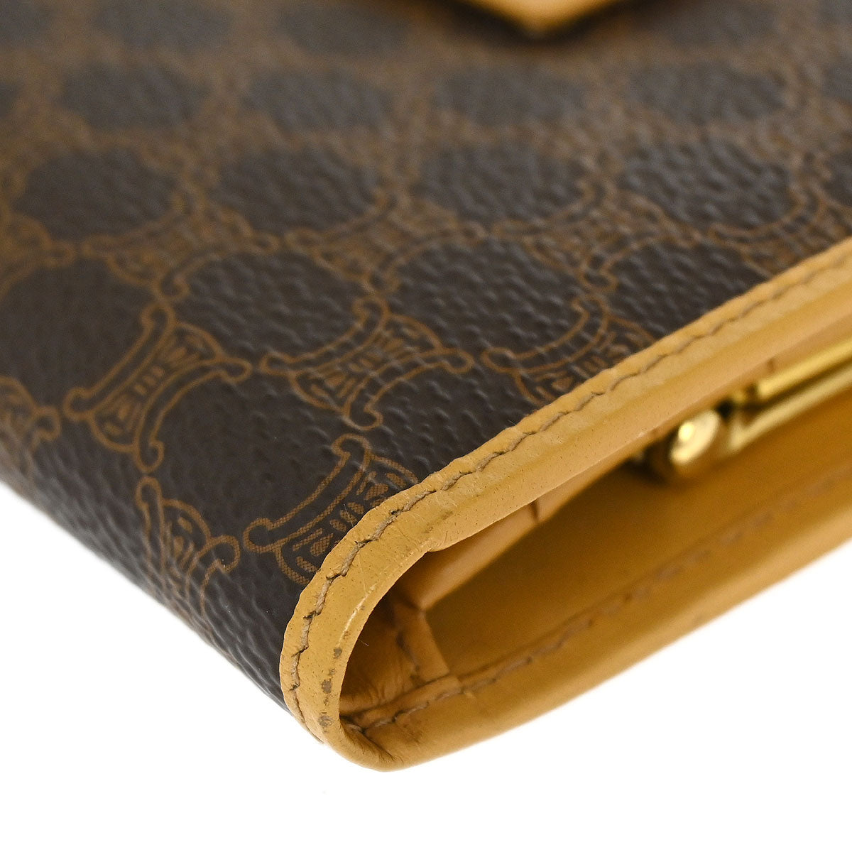 Celine Brown PVC Macadam Wallet