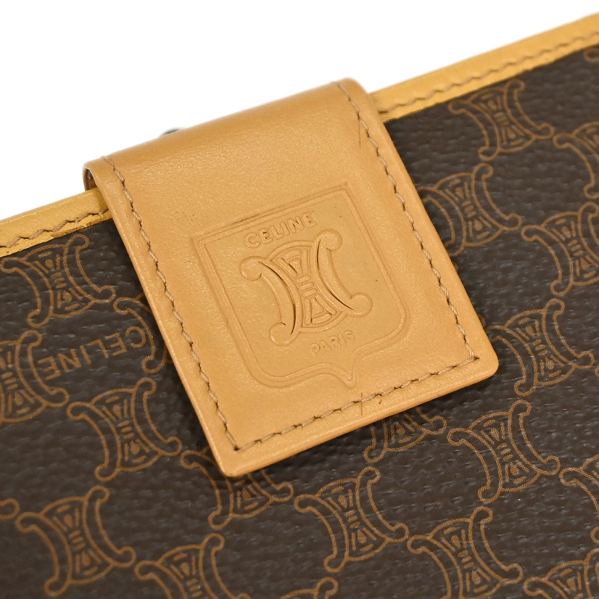 Celine Brown PVC Macadam Wallet