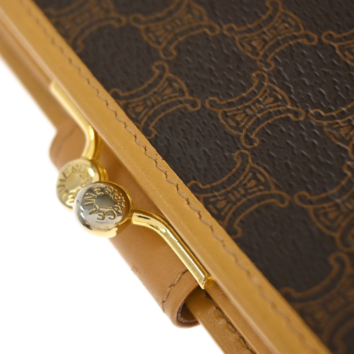 Celine Brown PVC Macadam Wallet