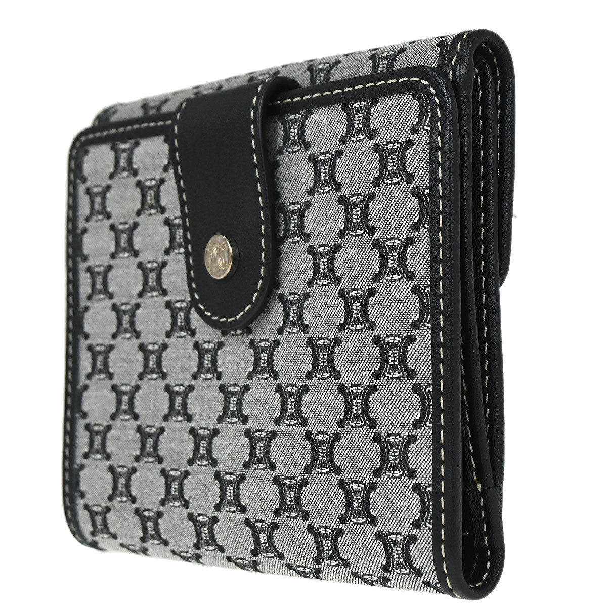 Celine * Gray Macadam Wallet
