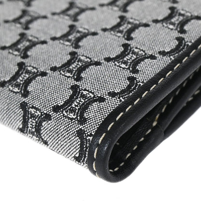 Celine * Gray Macadam Wallet