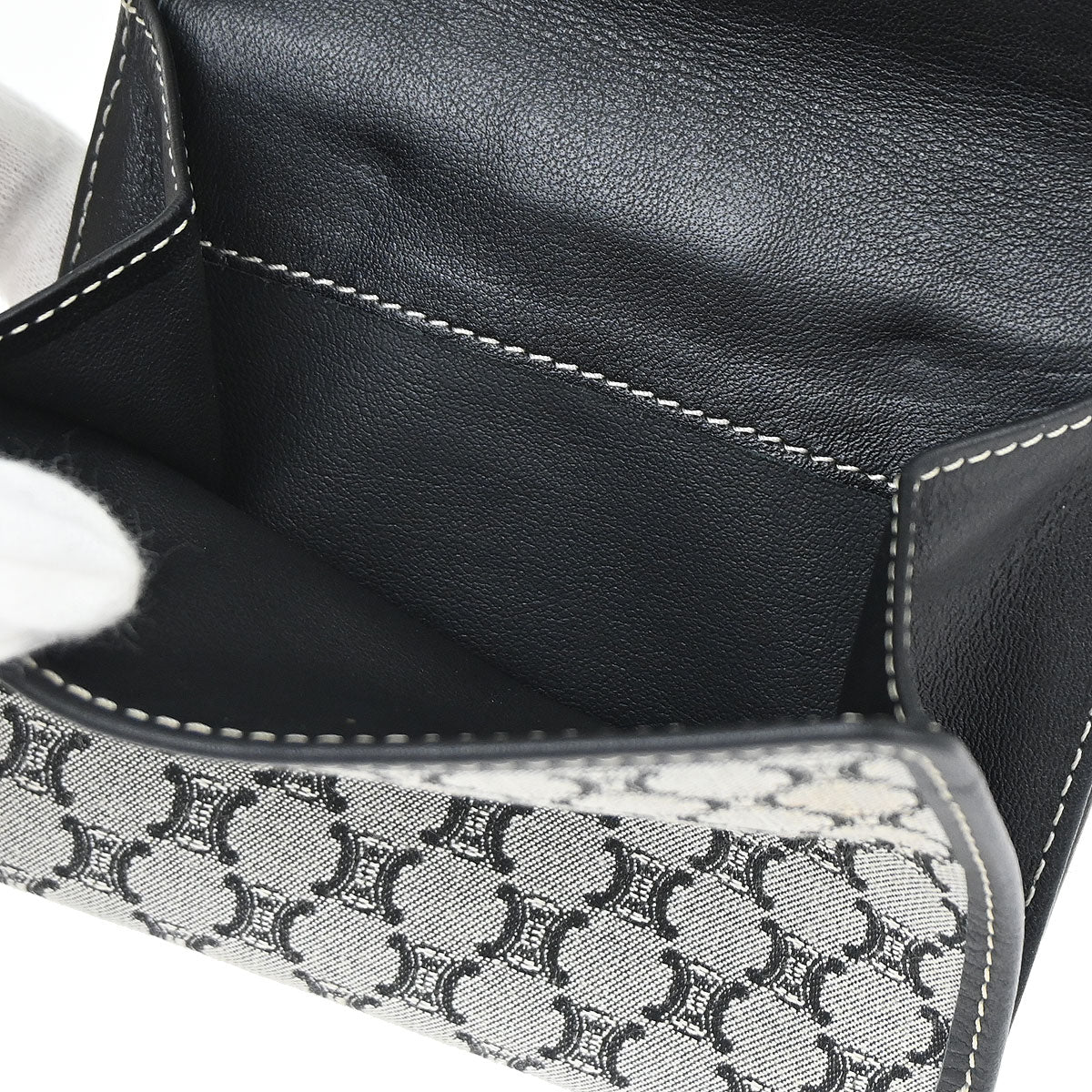 Celine * Gray Macadam Wallet