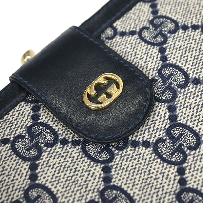 Gucci Navy GG Bifold Wallet