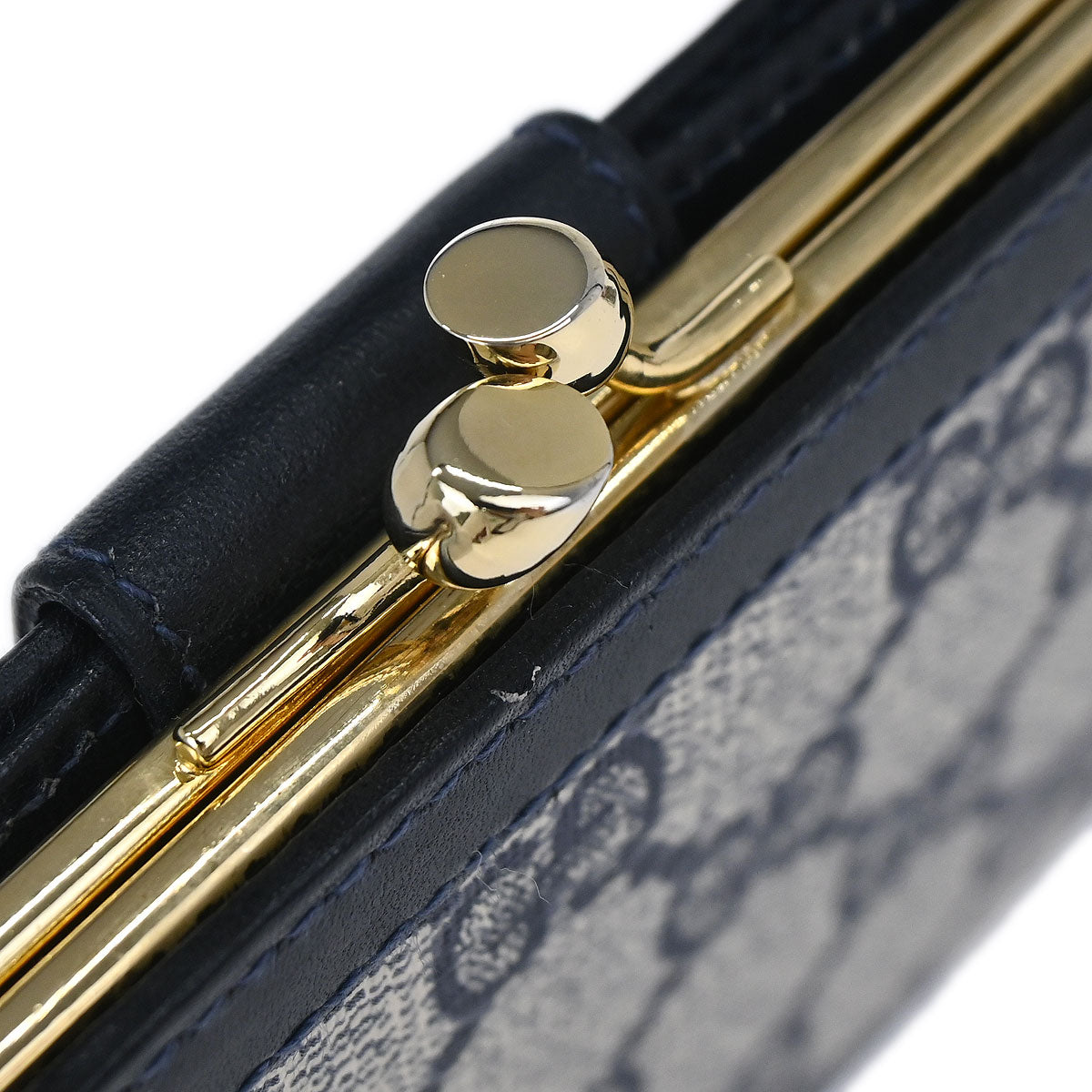 Gucci Navy GG Bifold Wallet