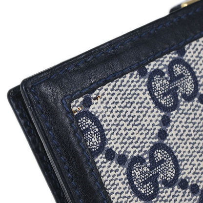 Gucci Navy GG Bifold Wallet