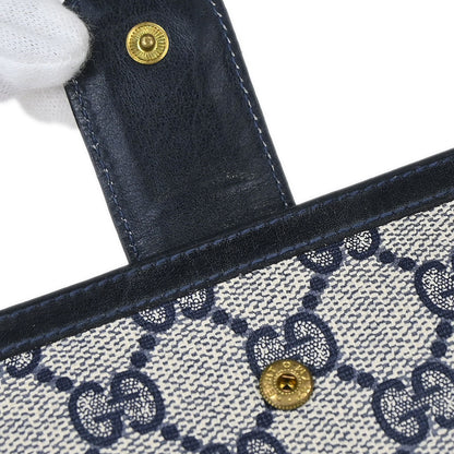 Gucci Navy GG Bifold Wallet