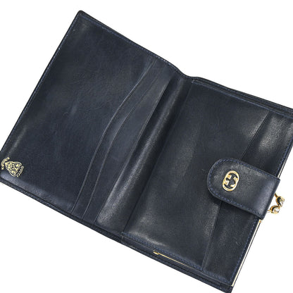 Gucci Navy GG Bifold Wallet