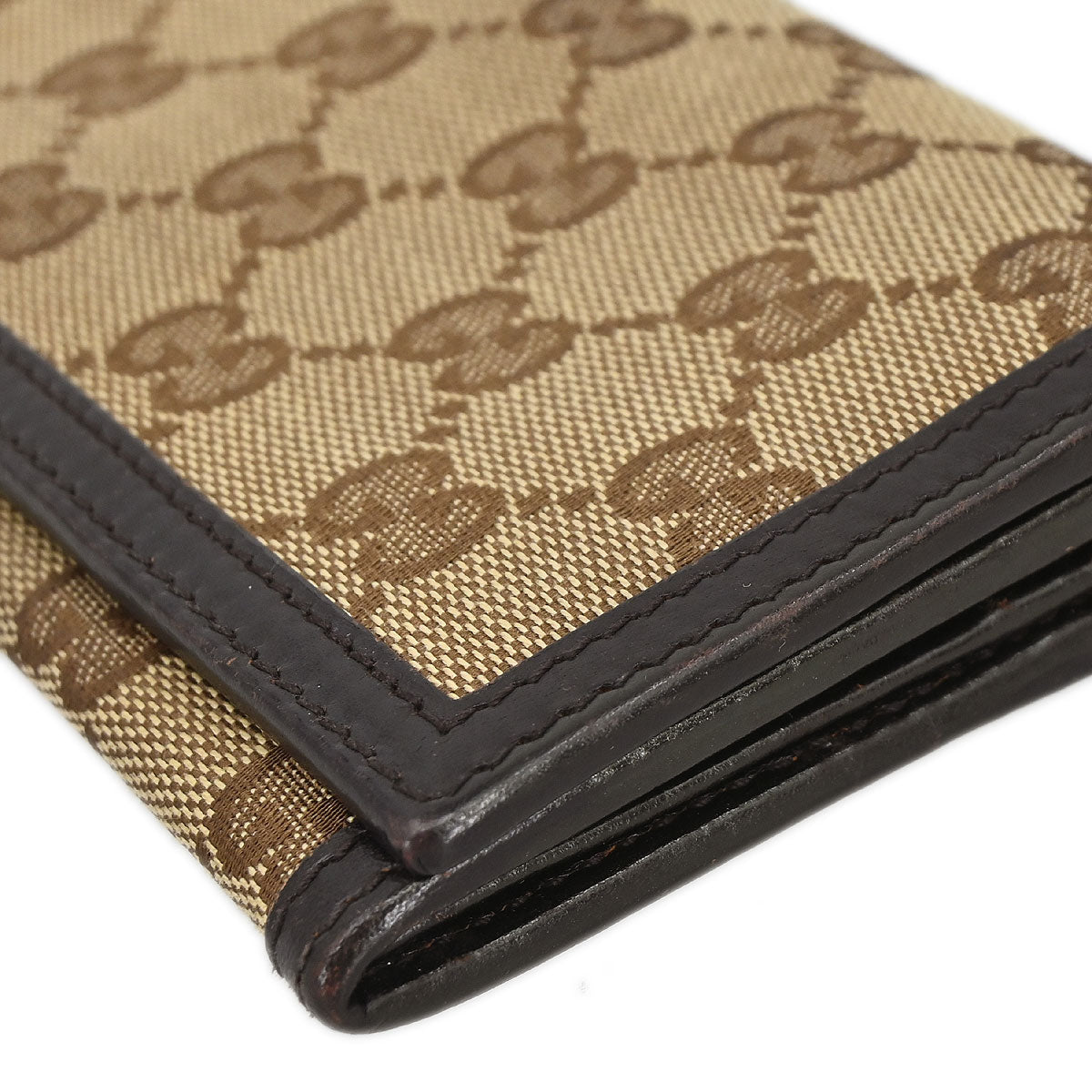 Gucci Beige GG Bifold Wallet