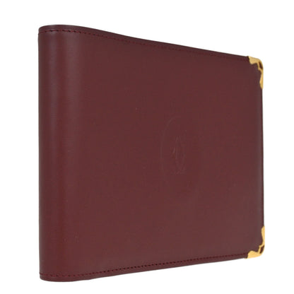 Cartier Bordeaux Must de Cartier Bifold Wallet