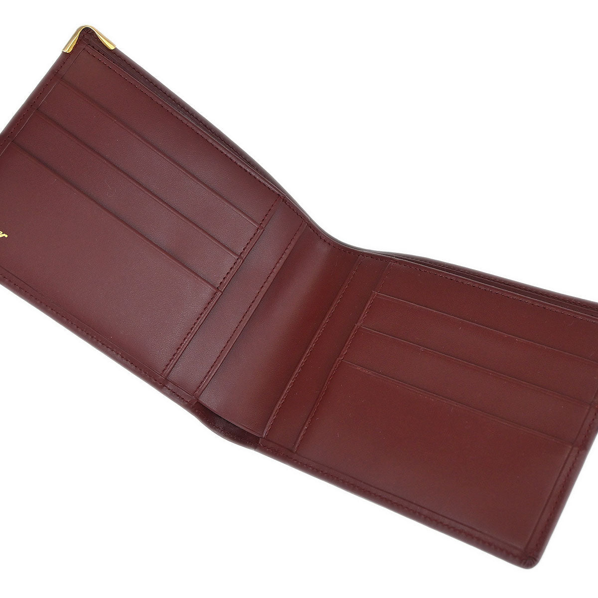 Cartier Bordeaux Must de Cartier Bifold Wallet
