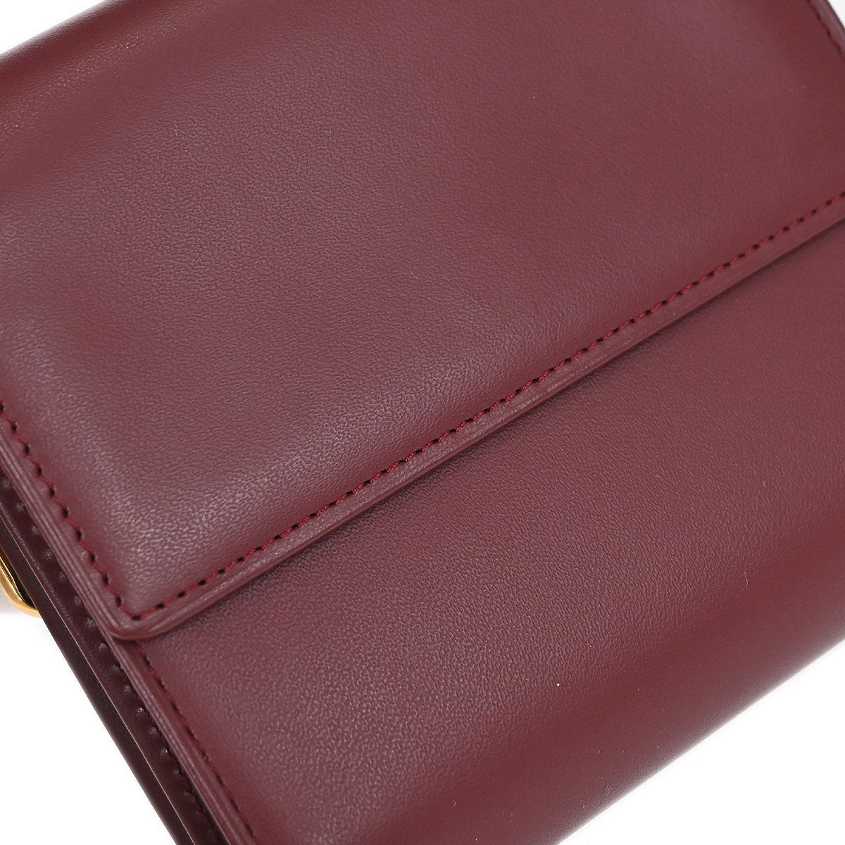 Cartier Bordeaux Must de Cartier Wallet