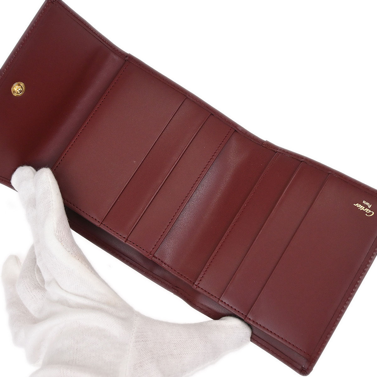 Cartier Bordeaux Must de Cartier Wallet