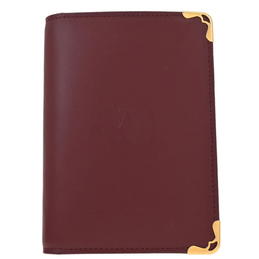 Cartier Must de Cartier Bordeaux Leather Cardholder