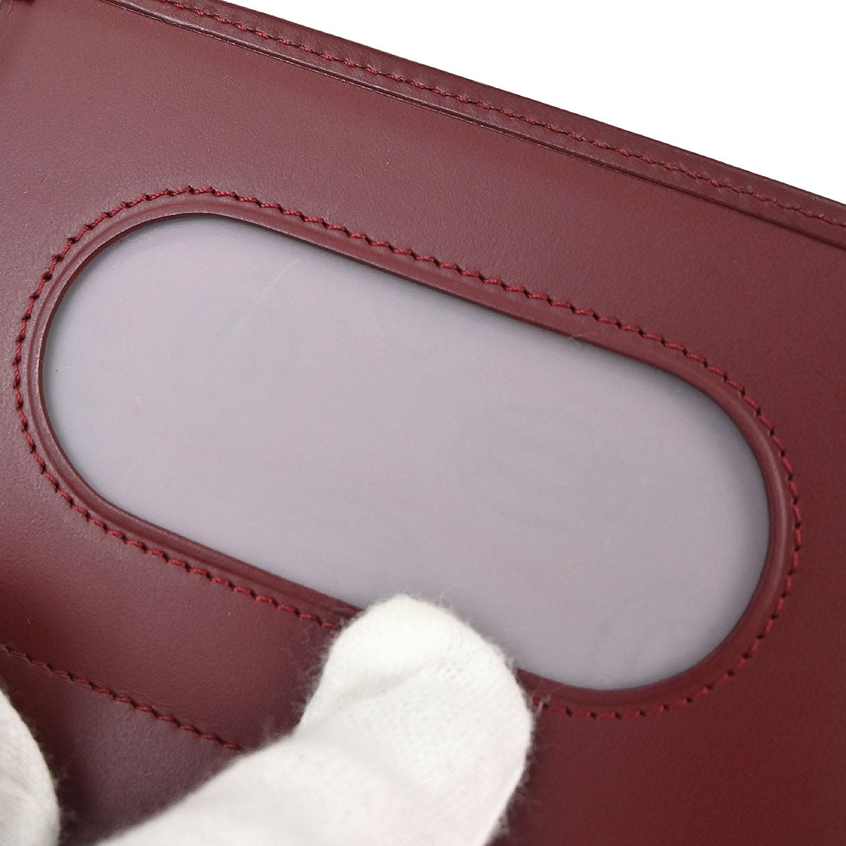 Cartier Must de Cartier Bordeaux Leather Cardholder