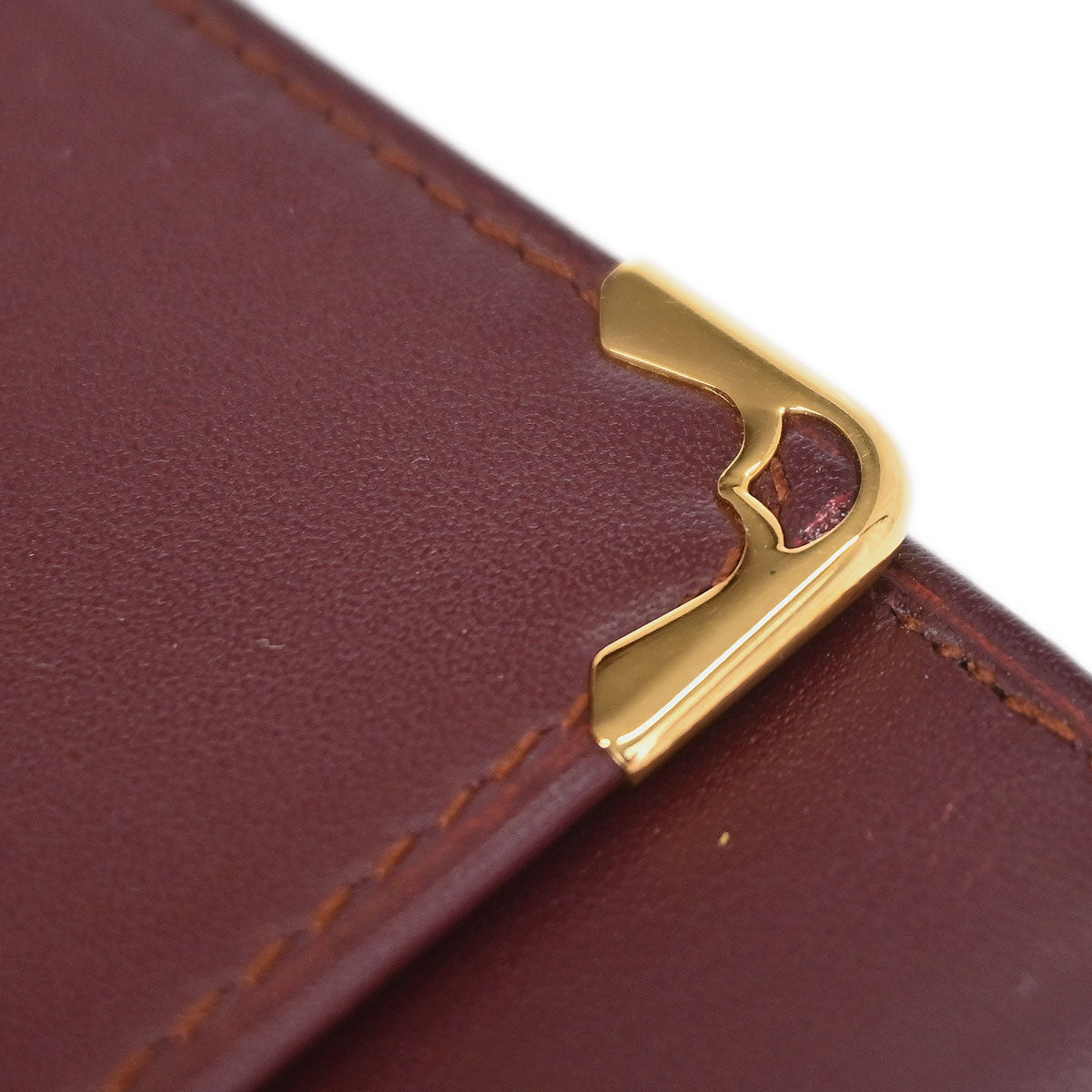 Cartier Must de Cartier Bordeaux Coin Purse Wallet