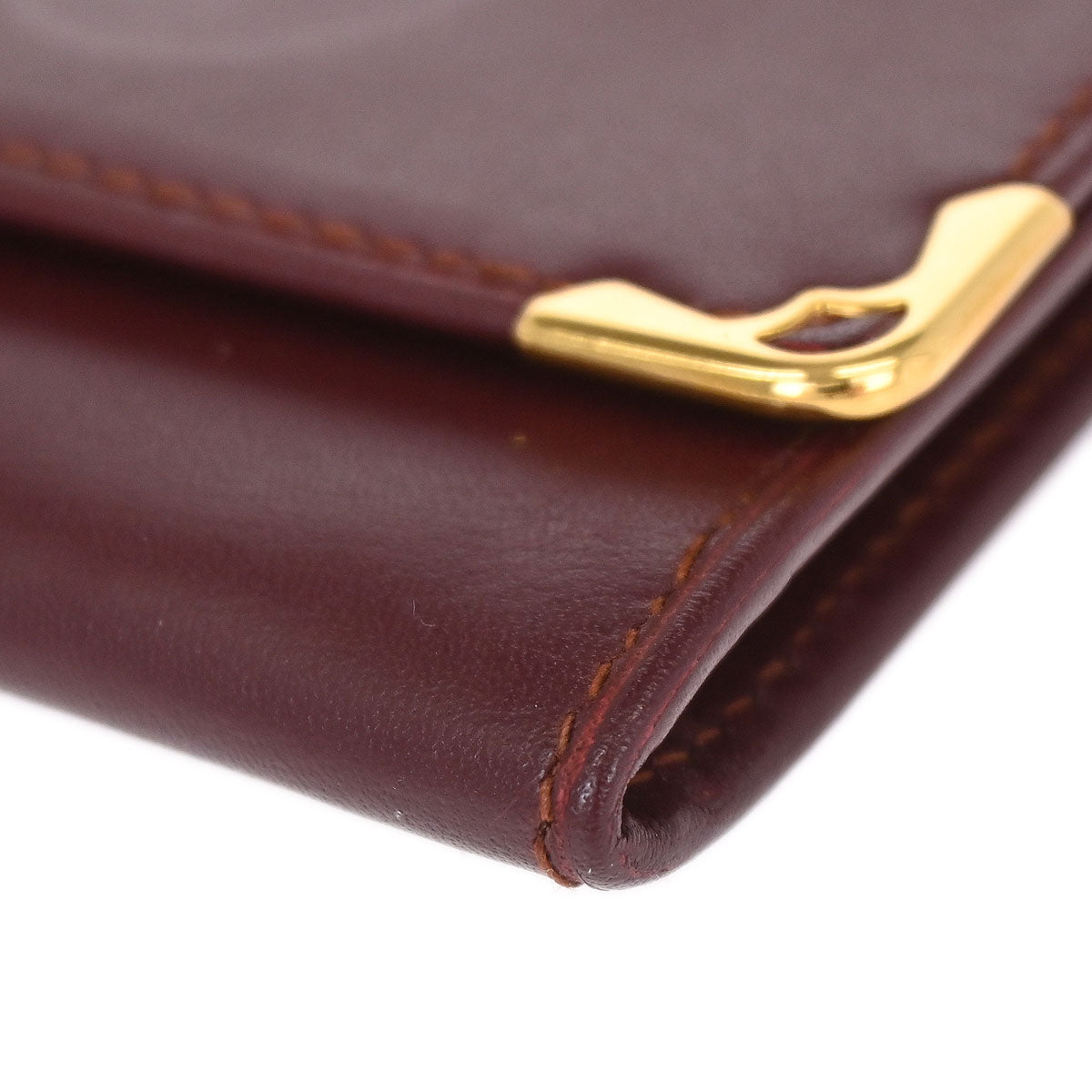 Cartier Must de Cartier Bordeaux Coin Purse Wallet
