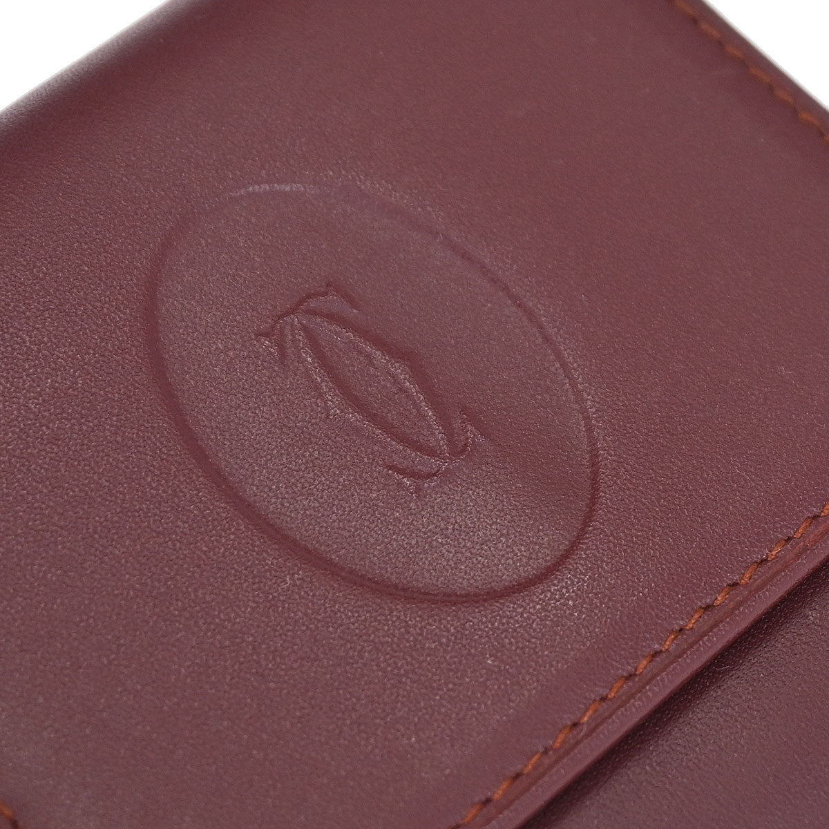 Cartier Must de Cartier Bordeaux Coin Purse Wallet
