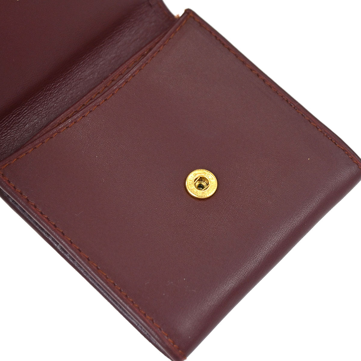 Cartier Must de Cartier Bordeaux Coin Purse Wallet