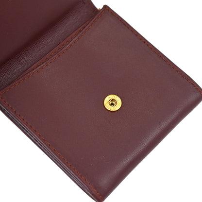 Cartier Must de Cartier Bordeaux Coin Purse Wallet