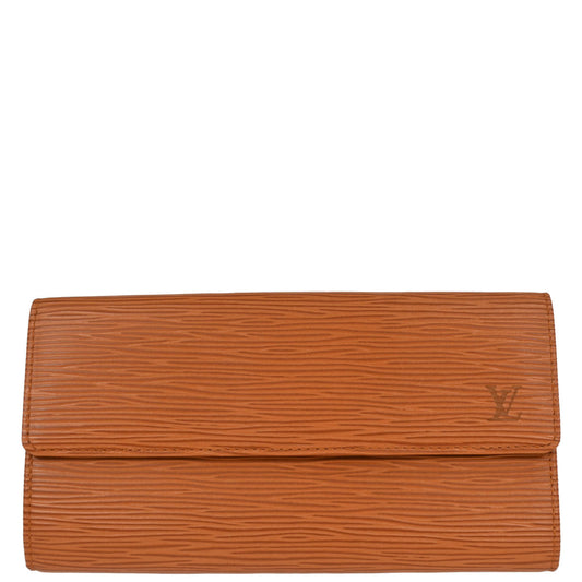 Louis Vuitton 1999 Brown Epi Porte Monnaie Credit Wallet M63578
