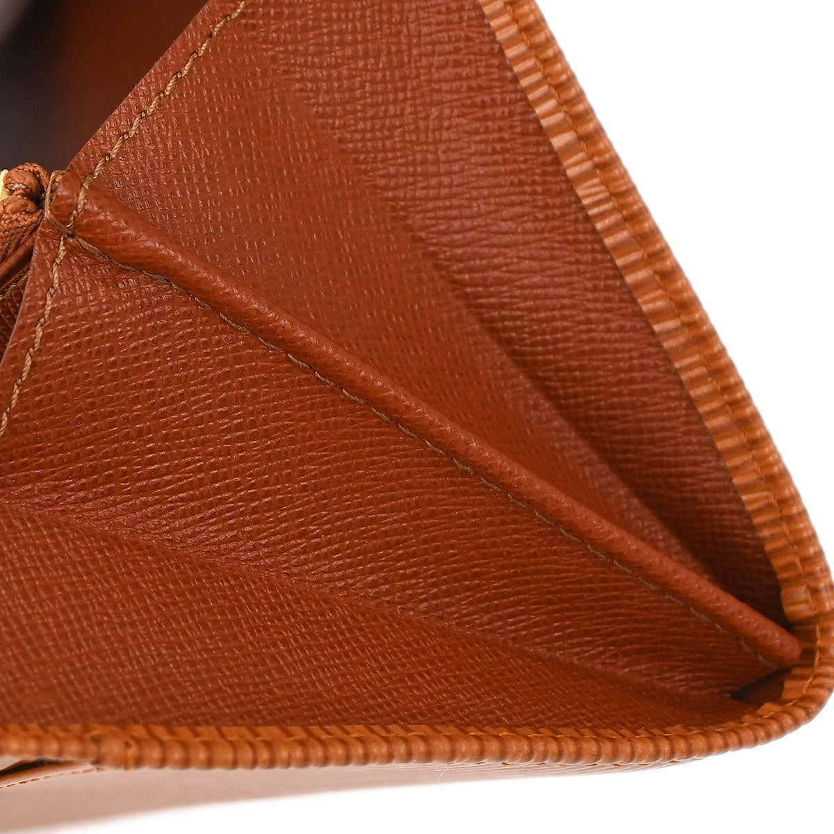 Louis Vuitton 1999 Brown Epi Porte Monnaie Credit Wallet M63578