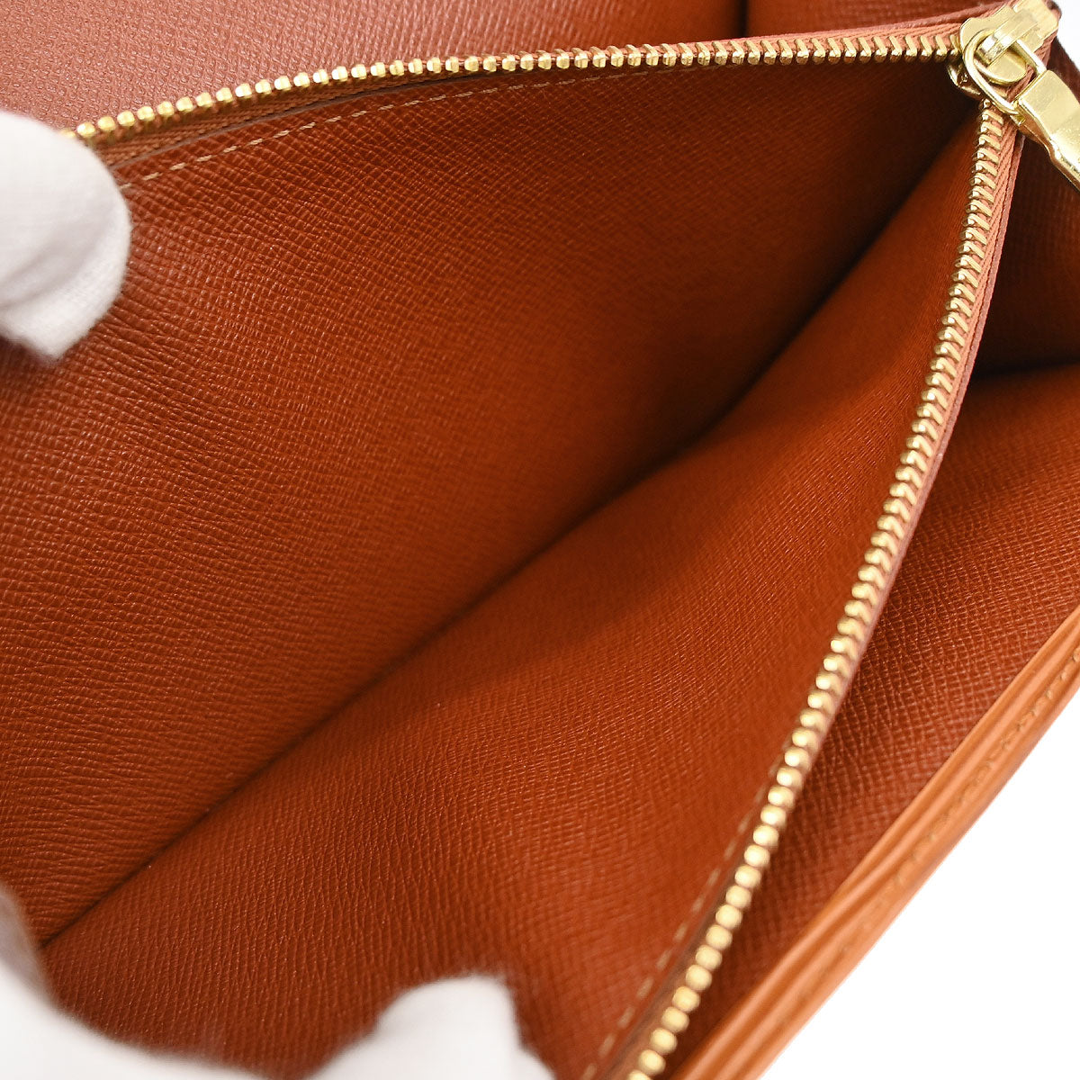 Louis Vuitton 1999 Brown Epi Porte Monnaie Credit Wallet M63578