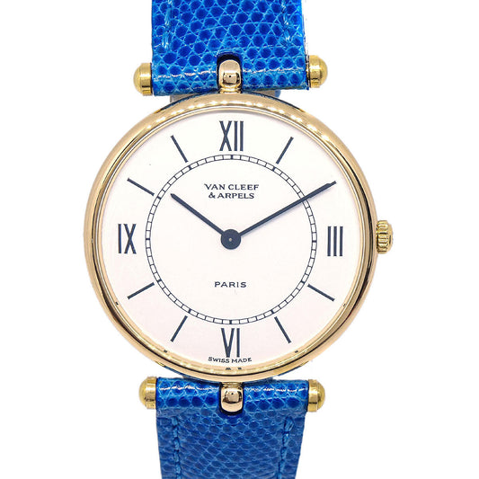 Van Cleef & Arpels * Classic Watch 27mm Ref.18101 Quartz 18KYG Lizard