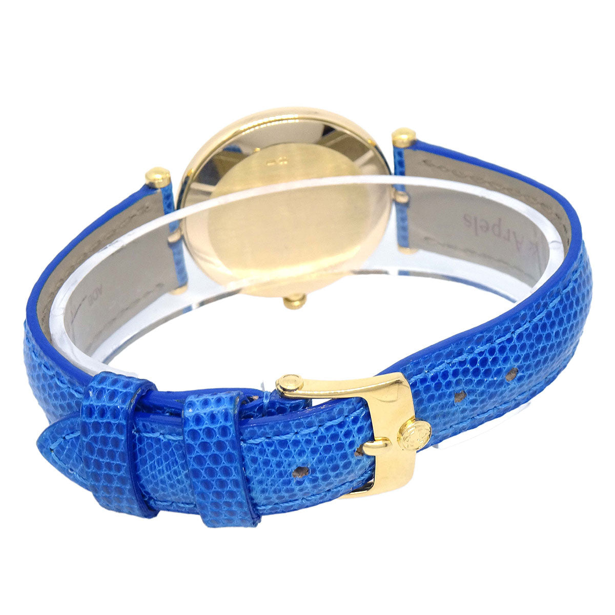 Van Cleef & Arpels * Classic Watch 27mm Ref.18101 Quartz 18KYG Lizard