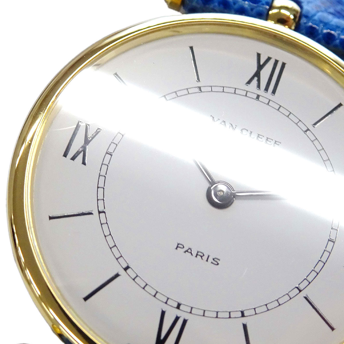 Van Cleef & Arpels * Classic Watch 27mm Ref.18101 Quartz 18KYG Lizard