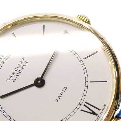 Van Cleef & Arpels * Classic Watch 27mm Ref.18101 Quartz 18KYG Lizard