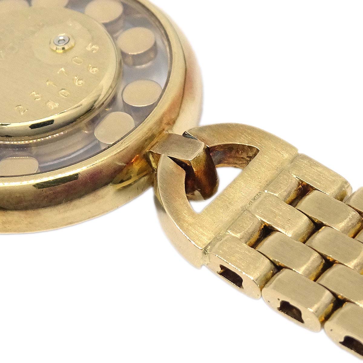 Chopard Happy Diamonds Ref.20/4566 Quartz Watch 18KYG Diamond