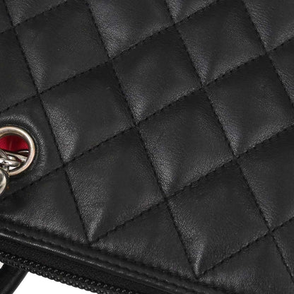 Chanel Black Calfskin Cambon Ligne Handbag