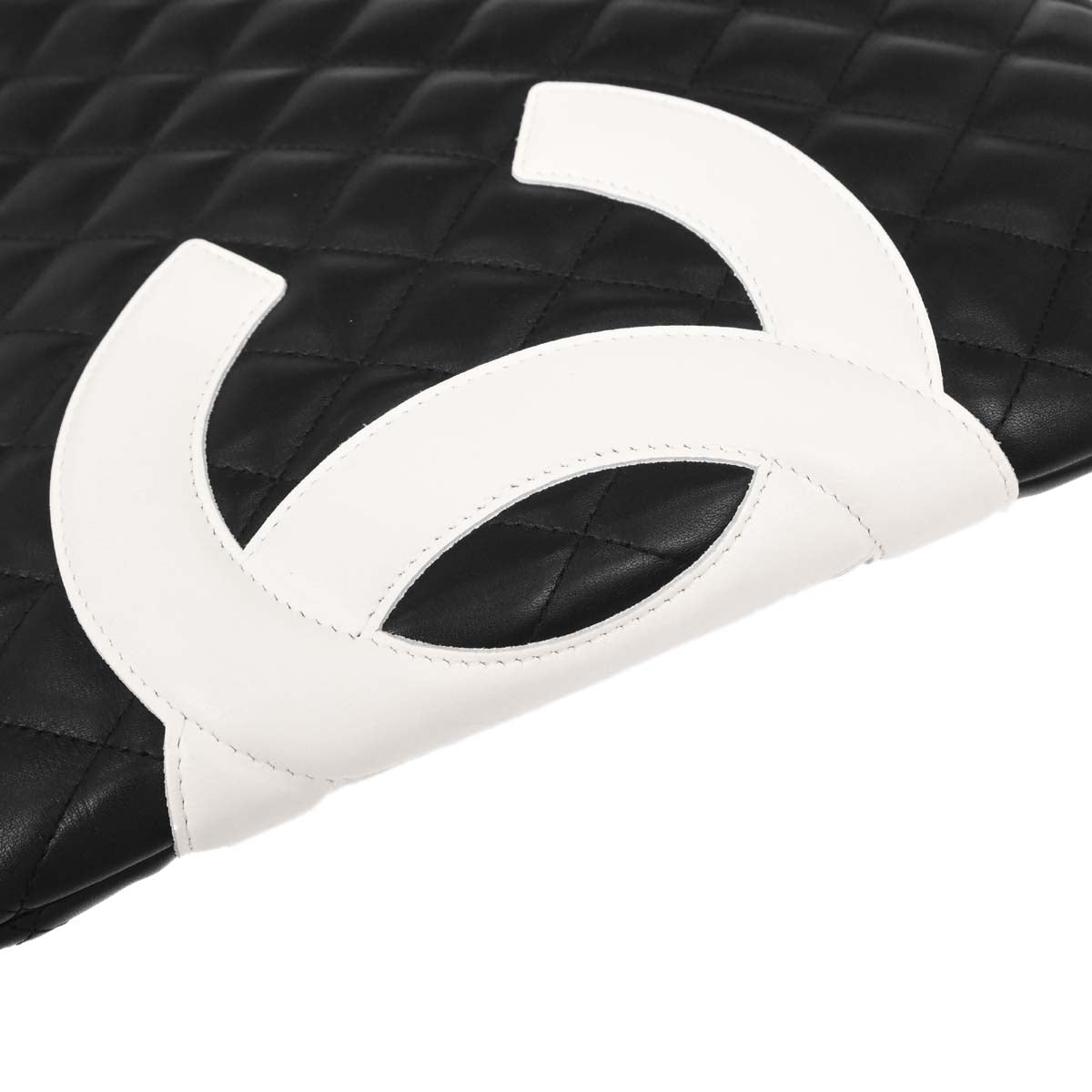 Chanel Black Calfskin Cambon Ligne Handbag