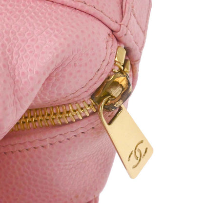 Chanel Pink Caviar Skin Petite Timeless Tote PTT Chain Handbag
