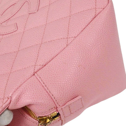 Chanel Pink Caviar Skin Petite Timeless Tote PTT Chain Handbag