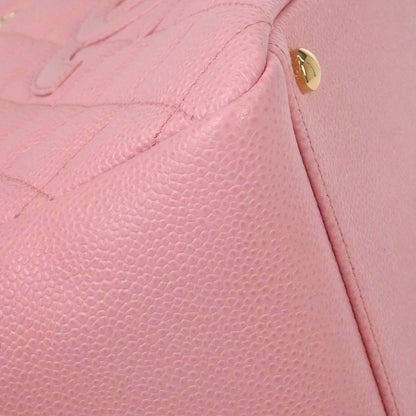 Chanel Pink Caviar Skin Petite Timeless Tote PTT Chain Handbag
