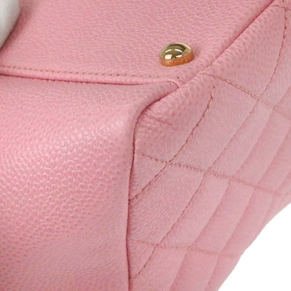 Chanel Pink Caviar Skin Petite Timeless Tote PTT Chain Handbag