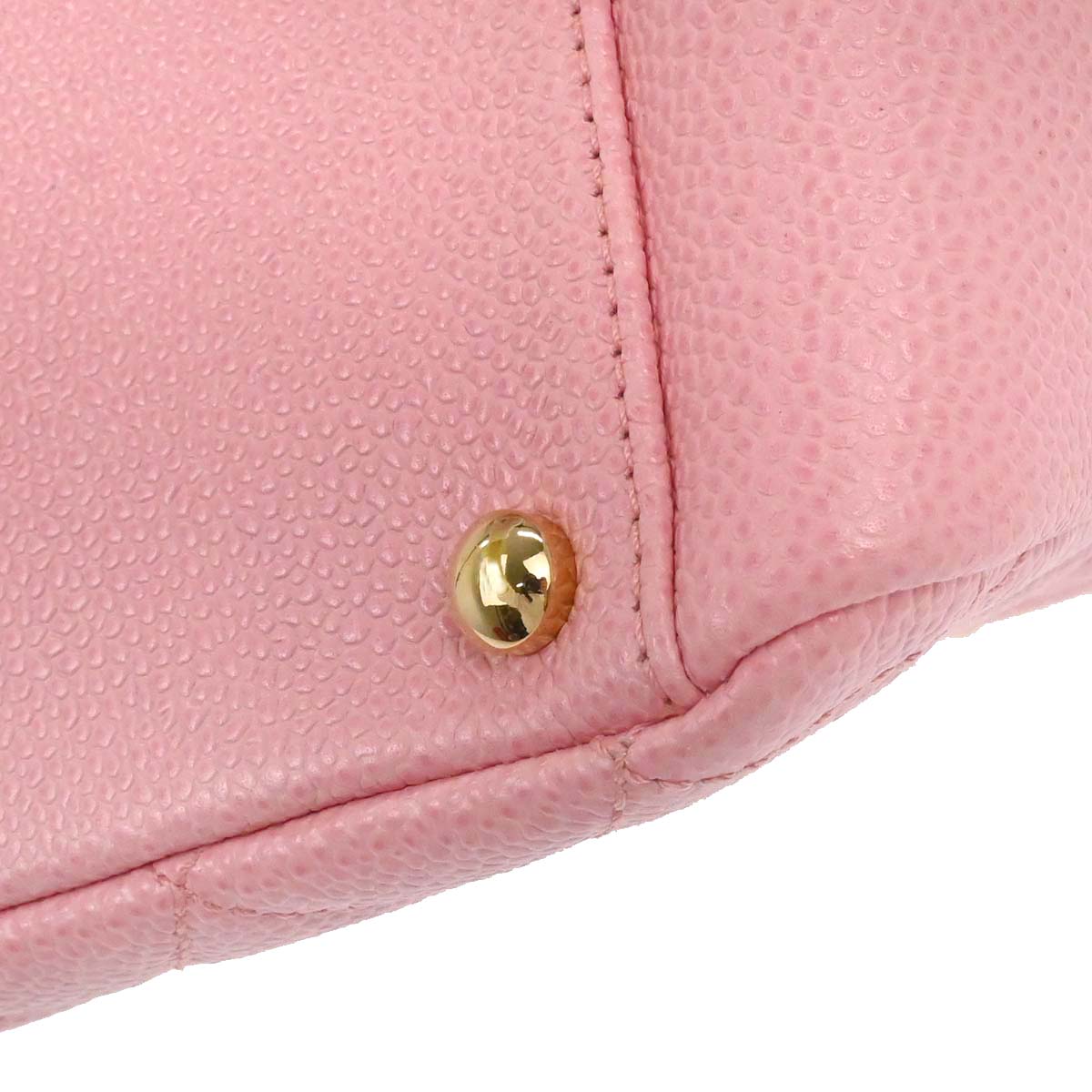 Chanel Pink Caviar Skin Petite Timeless Tote PTT Chain Handbag