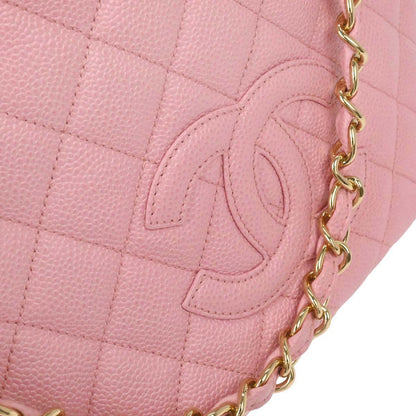 Chanel Pink Caviar Skin Petite Timeless Tote PTT Chain Handbag