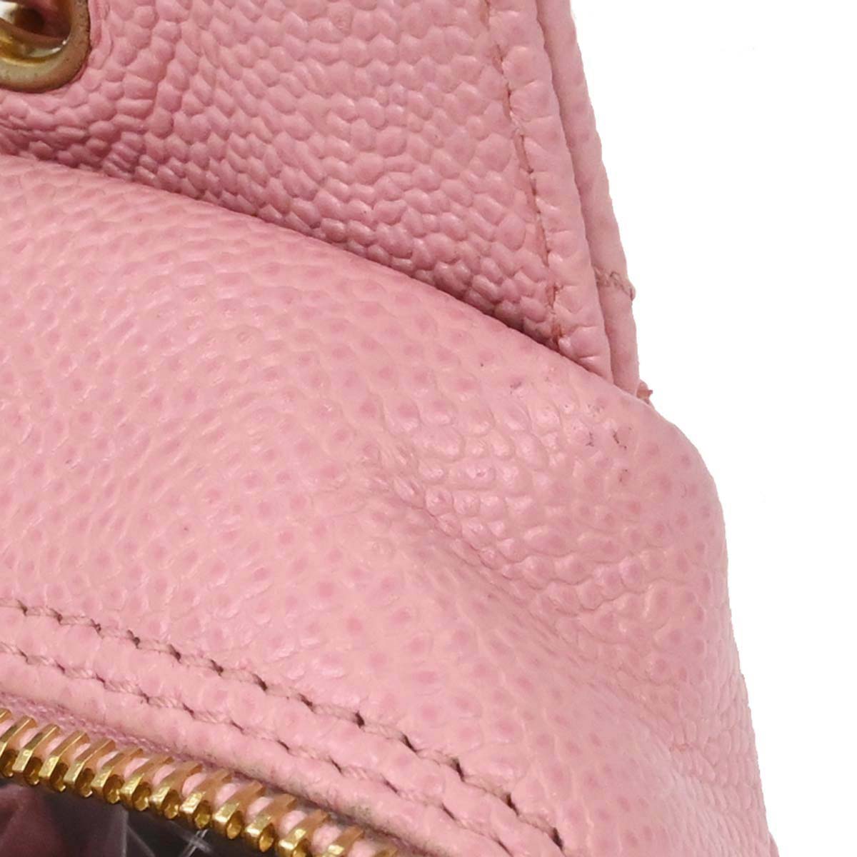 Chanel Pink Caviar Skin Petite Timeless Tote PTT Chain Handbag