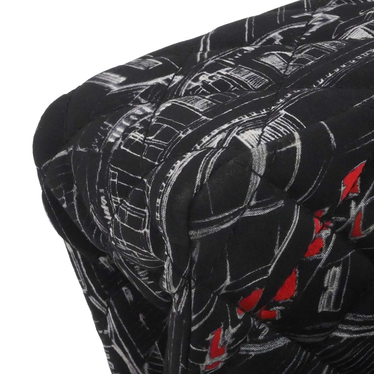 Chanel Black Nylon Medium Classic Double Flap Shoulder Bag