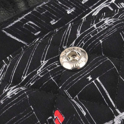 Chanel Black Nylon Medium Classic Double Flap Shoulder Bag