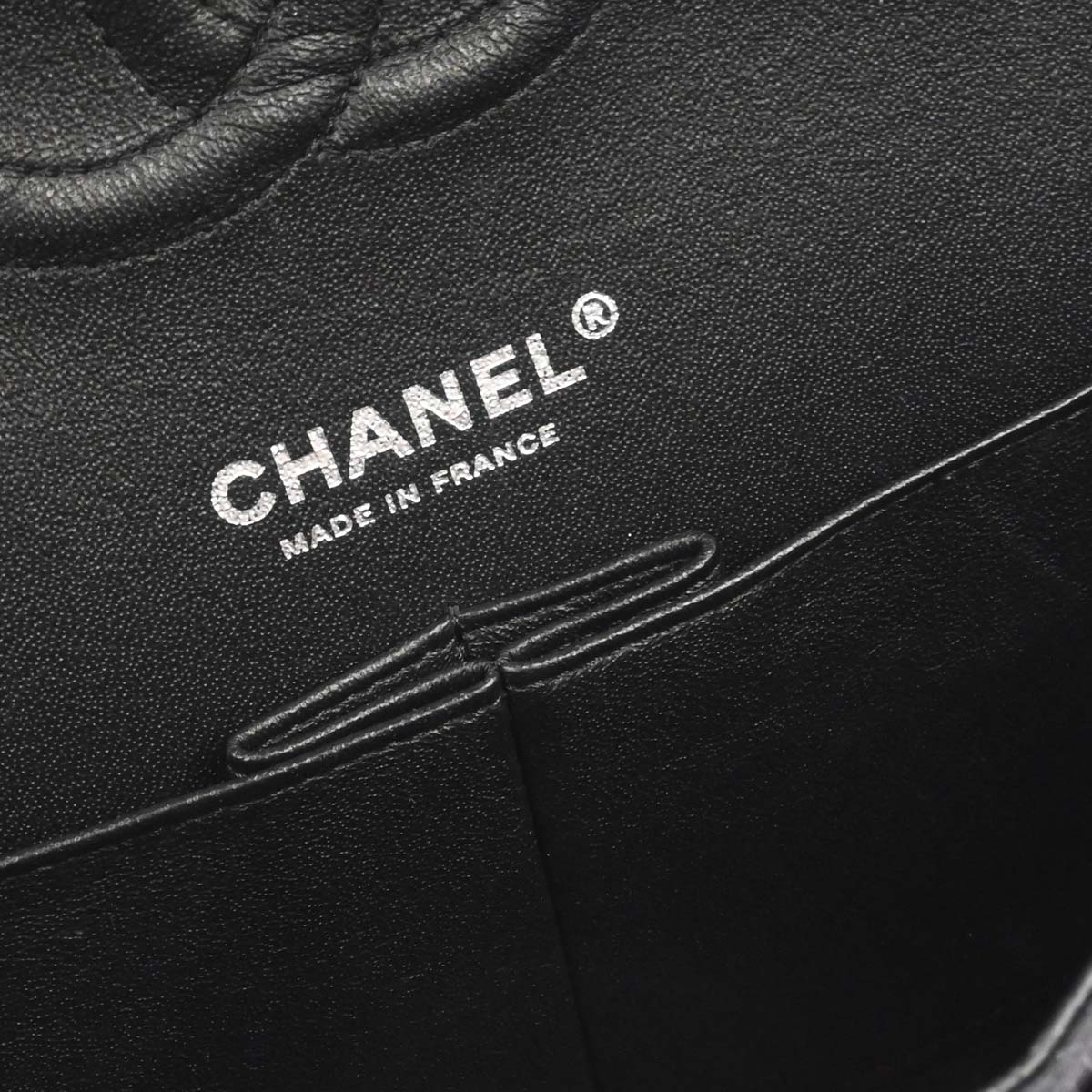 Chanel Black Nylon Medium Classic Double Flap Shoulder Bag