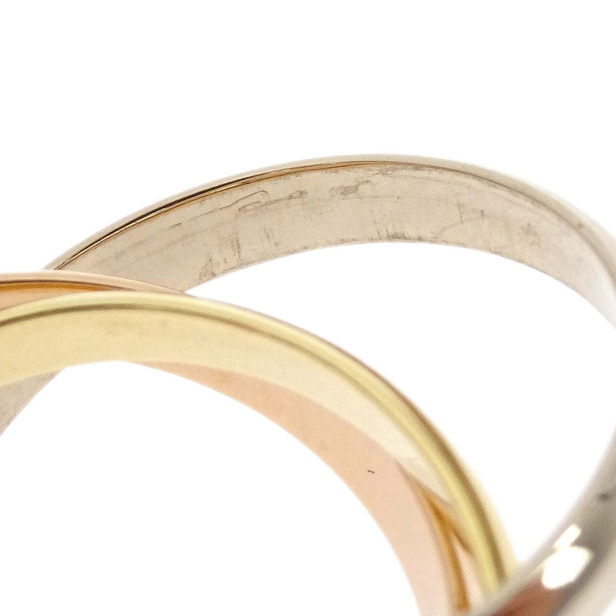Cartier Must de Cartier Trinity Ring 750 #59 #58 Jewelry