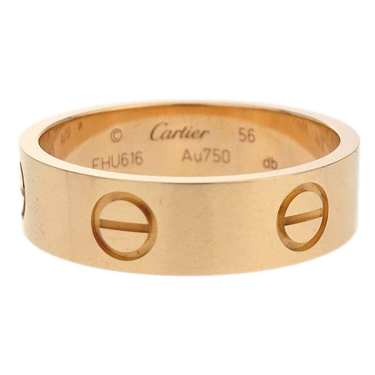 Cartier Love Ring Au750 #56 Jewelry