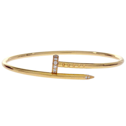 Cartier Juste Un Clou Bracelet #15 Au750 Diamond Jewelry