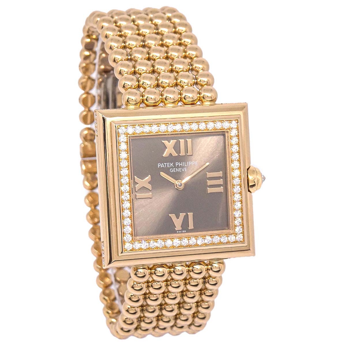 Patek Philippe Gondolo Ref.4868/1R-010 Quartz Watch 18KYG Diamond