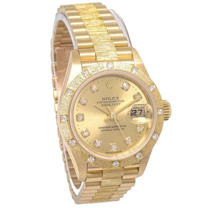 Rolex Oyster Perpetual Datejust 26mm Ref.79288 Watch 18KYG Diamond