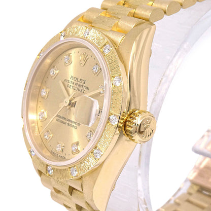 Rolex Oyster Perpetual Datejust 26mm Ref.79288 Watch 18KYG Diamond